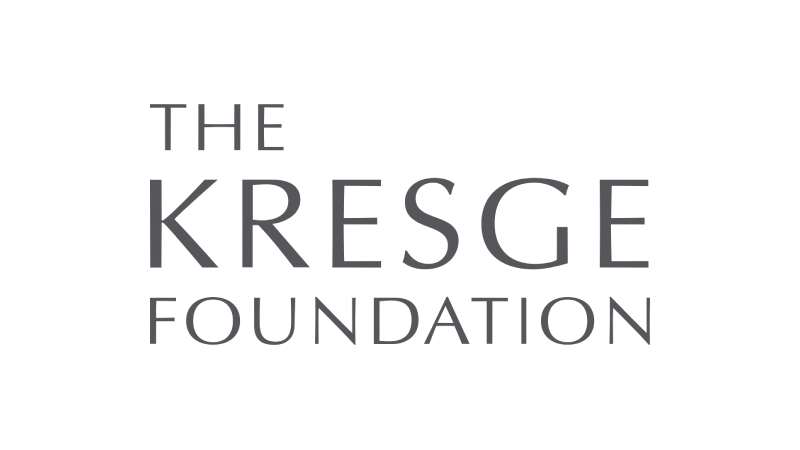 The Kresge Foundation Logo, gray title text.
